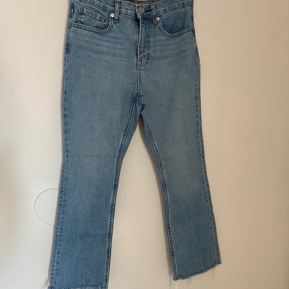 EVERLANE Cropped Kick Pleat Jeans